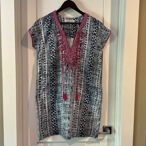 Bella Tu tunic dress with intricate beading- size XL